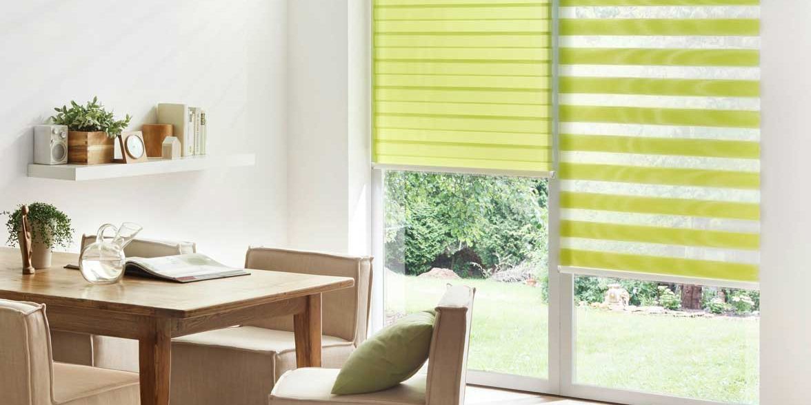 Duo Roller Blinds example blind